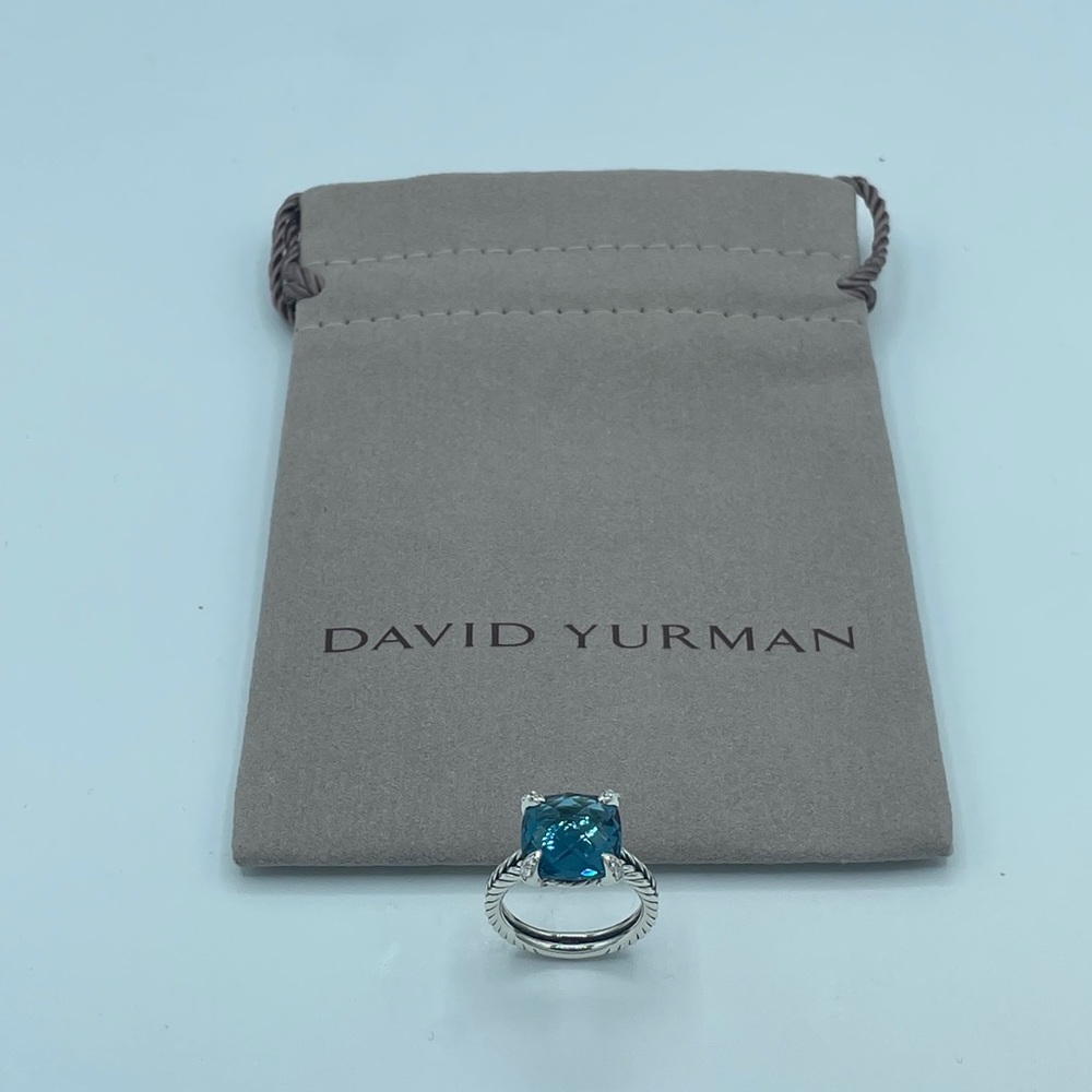 DAVIDYURMAN 11MM Chatelaine Ring HamptonBlue Topaz